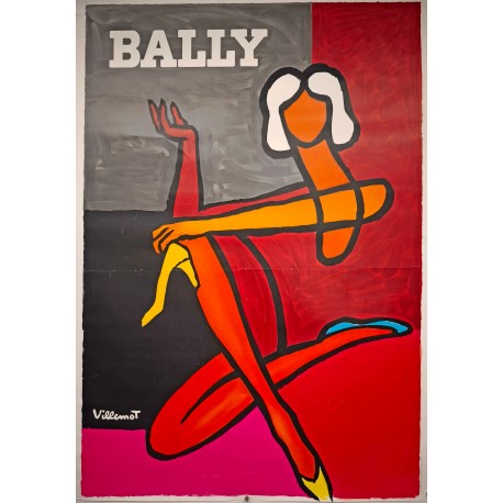 Aff. 113x155cm - Bally Femme Chaussures à Talons Jaune