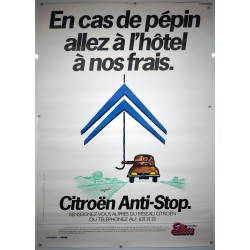 Aff. 120x170cm - Citroën Anti Stop Allez à L'Hotel