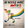 Aff. 120x160cm - Je Roule avec AVI3000 la Peinture Moderne