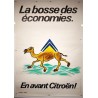 Aff. 120x176cm - La Bosse des Economies Citroën Chameau