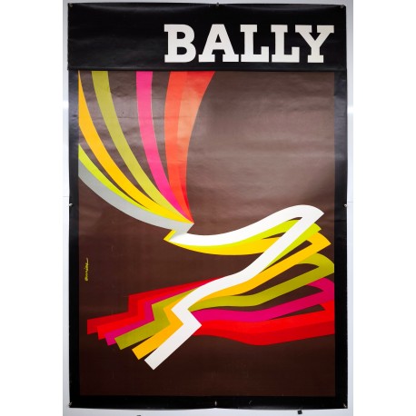 Aff. 116x173cm - Bally Chaussures Multicolores