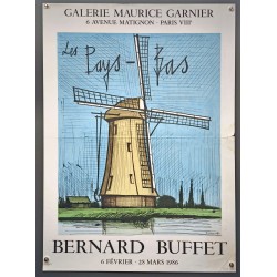 Aff. 56x78cm - Bernard Buffet Galerie Maurice Garnier Les Pays Bas