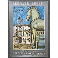 Aff. 56x78cm - Bernard Buffet Galerie Maurice Garnier Venise