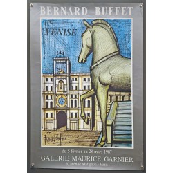 Aff. 56x78cm - Bernard Buffet Galerie Maurice Garnier Venise