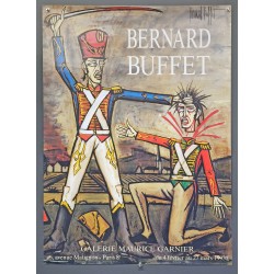 Aff. 56x78cm - Bernard Buffet Galerie Maurice Garnier Décapitation