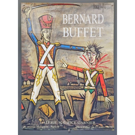 Aff. 56x78cm - Bernard Buffet Galerie Maurice Garnier Décapitation