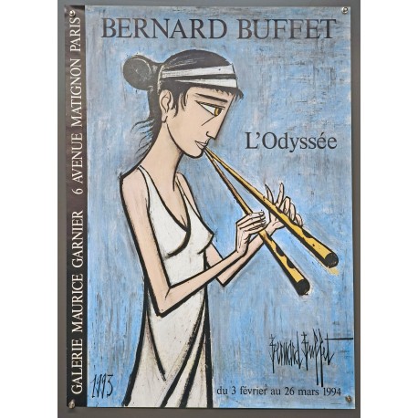 Aff. 56x78cm - Bernard Buffet Galerie Maurice Garnier L'Odyssée