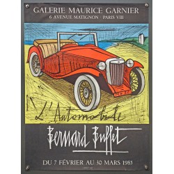 Aff. 50x68cm - Bernard Buffet Galerie Maurice Garnier L'Automobile