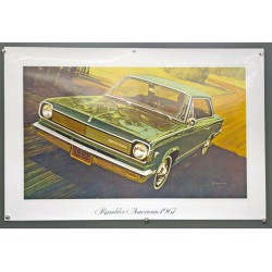 Aff. 80x53cm - Rambler American 1967 Voiture Verte A