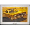 Aff. 80x53cm - Rebel 1967 Voiture Jaune