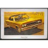 Aff. 80x53cm - Rebel 1967 Voiture Jaune A