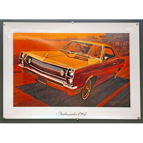 Aff. 80x53cm - Ambassador 1967 B+
