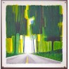 Aff. 50x52cm - Saviem Opération Tableau de Bord Route Forestière