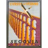 Aff. 38x52cm - Cursos de Verano Segovia Espana