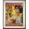 Aff. 46x60cm - Küenzlen's Alkoholfreier Citronensaft