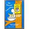 Aff. 40x60cm - Apave Les paroles s'envolent les écrits restent Attention Chat Méchant Nid