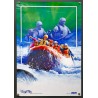 Aff. 40x60cm - Volvic le Rafting dans les Gorges de l'Allier