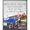 Aff. 49x59cm - Grand Prix de l'Age d'Or Linas Montlhéry 1986