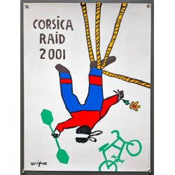 Aff. 46x60cm - Corsica Raid 2001