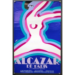 Aff. 40x60cm - Alcazar de Paris Danseuses Signée par l'Auteur