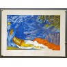 Aff. 49x36cm - Réédition de 1920 d'une affiche d'emprunt de Cappiello offerte par la Banque Nationale de Crédit