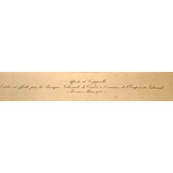 Aff. 49x36cm - Réédition de 1920 d'une affiche d'emprunt de Cappiello offerte par la Banque Nationale de Crédit