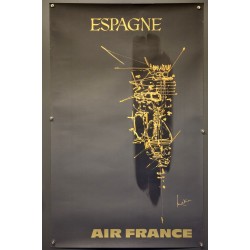 Aff. 60x100cm - Air France Espagne