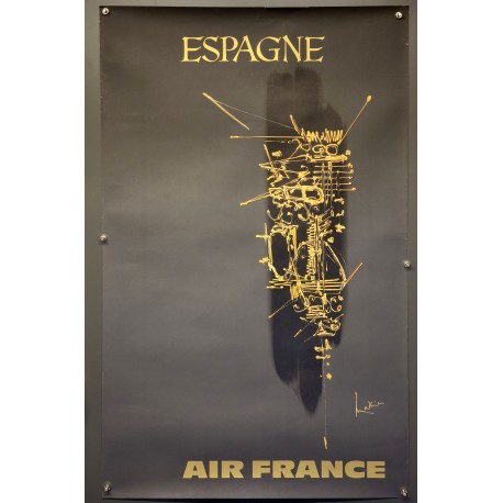 Aff. 60x100cm - Air France Espagne