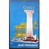 Aff. 60x100cm - Air France Grèce