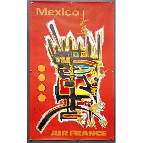 Aff. 60x100cm - Air France Mexico
