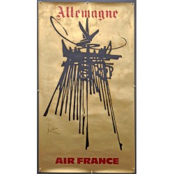 Aff. 60x100cm - Air France Inde