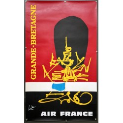 Aff. 60x100cm - Air France Grande-Bretagne