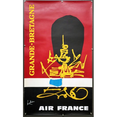 Aff. 60x100cm - Air France Grande-Bretagne