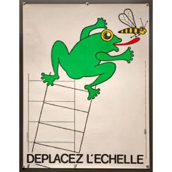 Aff. 60x80cm - Déplacez l'Echelle Sécurité Sociale au Service de la Prévention