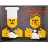 Aff. 60x80cm - Contamination Sécurité Sociale au Service de la Prévention
