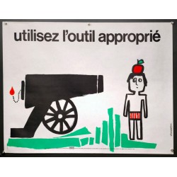 Aff. 60x80cm - Utilisez l'Outil Approprié Sécurité Sociale au Service de la Prévention
