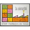Aff. 80x60cm - La Sécurité c'est l'Affaire de Tous Sécurité Sociale au Service de la Prévention