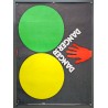 Aff. 60x80cm - Danger Danger Sécurité Sociale au Service de la Prévention