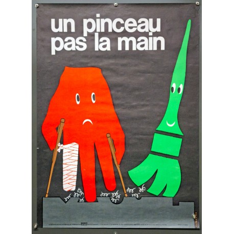 Aff. 80x60cm - Pas d'Outil dans la Poche Sécurité Sociale au Service de la Prévention