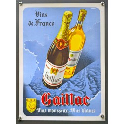 Aff. 30x40cm - Gaillac Vins de France Vins Mousseux Vins Blancs