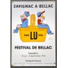 Aff. 44x65cm - Savignac A Bellac Festival de Bellac LU 1880 1994