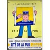 Aff. 40x60cm - La Gendarmerie fait sa Pub