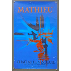 Aff. 40x60cm - Mathieu Chateau de Vascoeil 1983