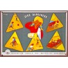 Aff. 60x39cm - Jeux Dangereux Prévention Rurale des Mutuelles Agricoles
