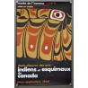Aff. 40x60cm - Chefs d'oeuvre des arts Indiens et Esquimaux du Canada 1969 Musée de l'Homme Paris