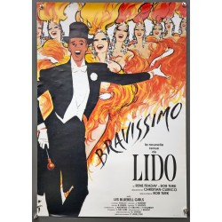 Aff. 39x59cm - Bravissimo la nouvelle revue du Lido