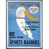 Aff. 55x78cm - Mauleon 63eme Grande Semaine des Sports Basques