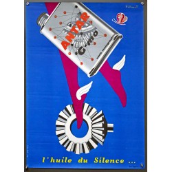 Aff. 59x77cm - Antar l'Huile du Silence