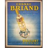 Aff. 76x100cm - Cognac Brilland Brillant Cognac Etat B