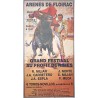 Aff. 53x96cm - Arène de Floirac Grand Festival au Profit de Nimes 1988